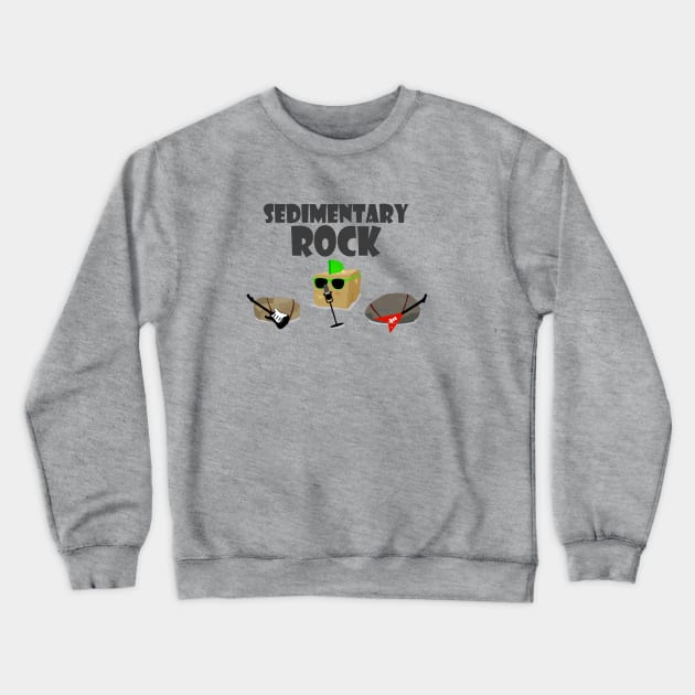 Sedimentary Rock Crewneck Sweatshirt by chrispocetti